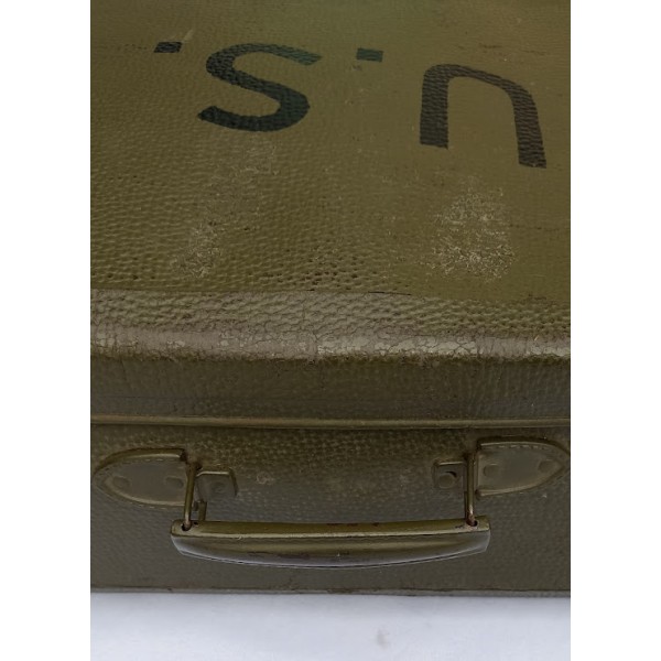 Valise civil vintage déco soldat US ARMY WW2