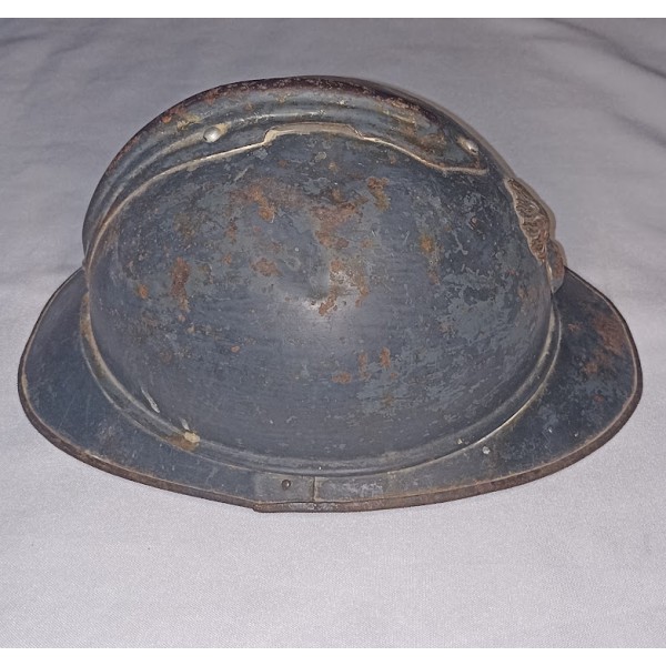Casque Adrian modèle 1915 bleu horizon WW1