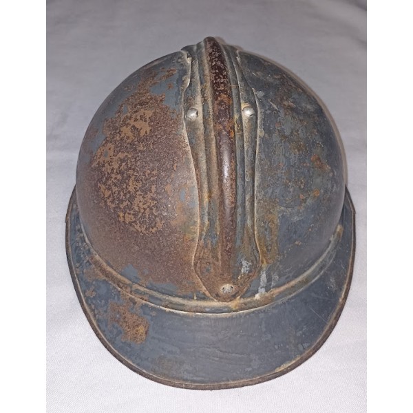 Casque Adrian modèle 1915 bleu horizon WW1