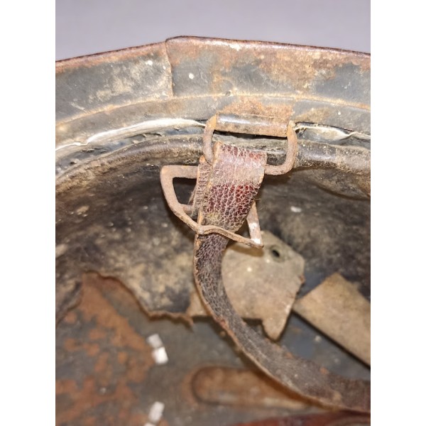 Casque Adrian modèle 1915 bleu horizon WW1